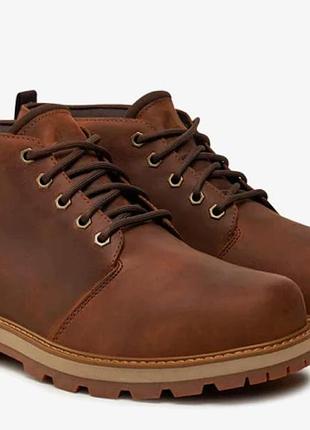 Коричневі чоловічі черевики timberland