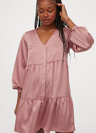 Атласна сукня від h&m