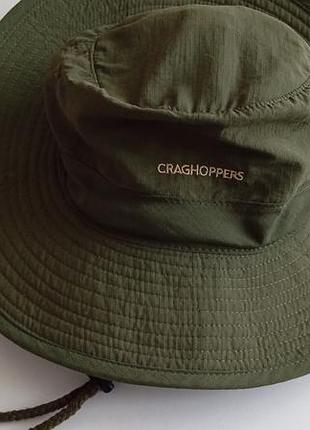 Мужская шляпа для треккинга или активного отдыха от бренда craghoppers, для защиты от солнца с регулируемым шнурком