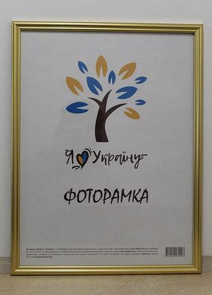 Фоторамка 30х45 см., золотая, багет 1515-х811-10 б/з