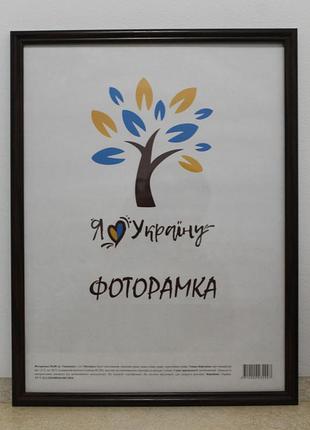 Фоторамка а3 30х42 см., коричневая, багет 1515-в185 б/з