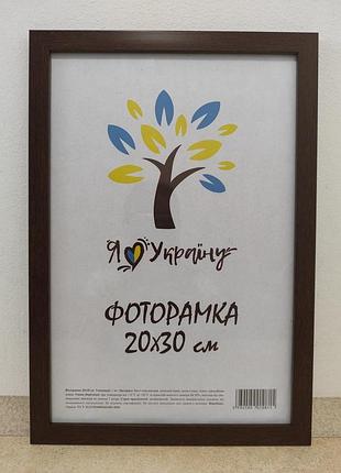 Фоторамка 20х30 см., коричневая, багет 1611-152-32