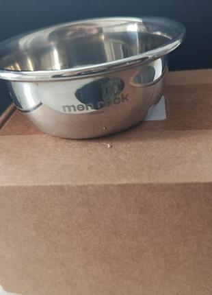 Чаша (миска) для гоління men rock stainless steel shaving bowl (неїржавіючий метал)