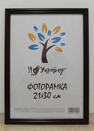Фоторамка а4 21х30 см вишневая, багет 1515-х054-2 б/з
