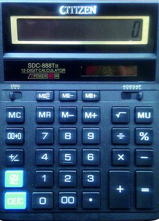 Калькулятор citizen sdc-888tii орыгинал