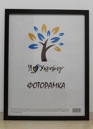 Фоторамка 30х45 см., вишневая, багет 1611-х054-2 стекло + двп