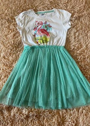Сукня з фатиеовою юбочкою 💚💚💚