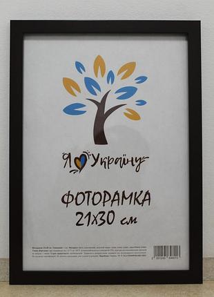 Фоторамка а4 21х30 см., вишнева, багет 1611-х054-2 оргскло + двп