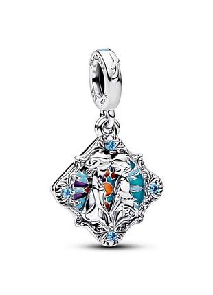 Серебряный шарм pandora world of frozen disney серебряная бусина пандора холодное сердце дисней