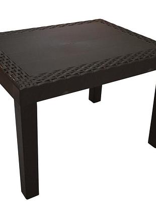 Столик progarden jack 59x46x40 антрацит коричневый