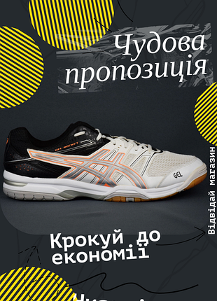 Asics gel-rocket 7 кроссовки для зала футзалки мужские волейбол гандбол сетка оригинал 47-48 р/31см asics tactic blade mizuno nike zoom adidas stabil