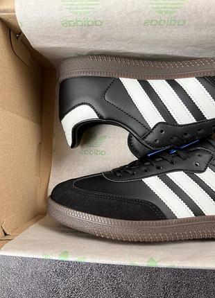Adidas samba black white 3