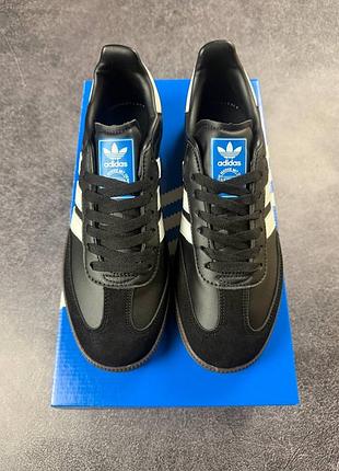 Adidas samba black white 5
