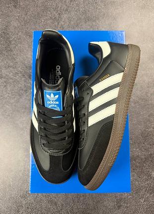 Adidas samba black white 6