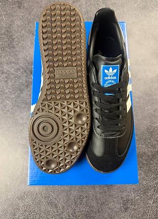 Adidas samba black white 8