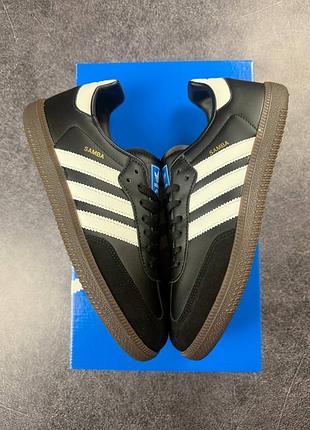 Adidas samba black white 9