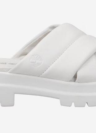Жіночі, шкіряні шльопанці *timberland* london vibe slide