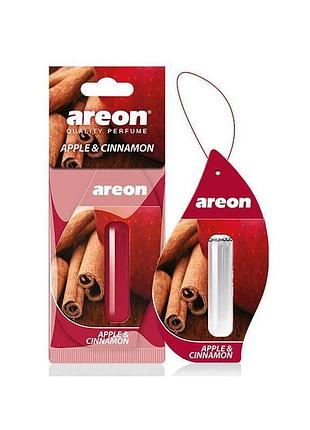 Ароматизатор на зеркало жидкий 5мл areon perfume "яблоко и корица"