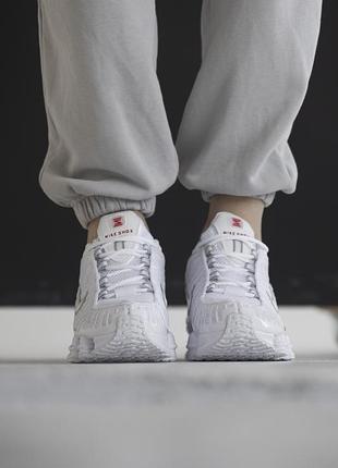 Shox tl white metallic silver 5