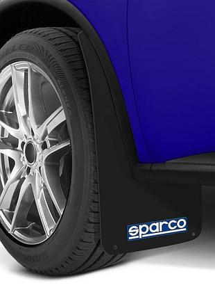 Универсальный комплект брызговиков sparco (4 шт) черные