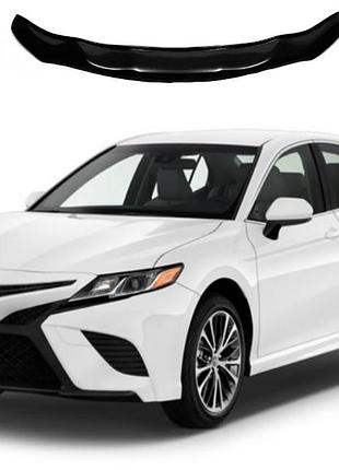 Дефлектор капота мухобойка на toyota camry v70 2018-2023 (тойота камри) eurocap