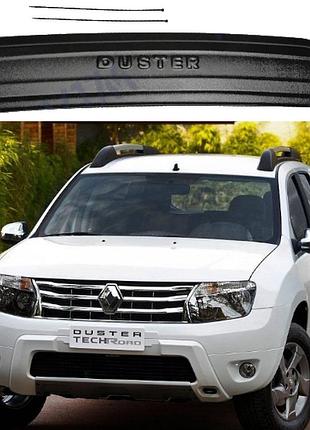 Зимова заглушка на решітку бампера матова renault duster 2010- нижня