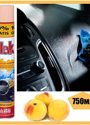 Полироль atas plak 750мл персик