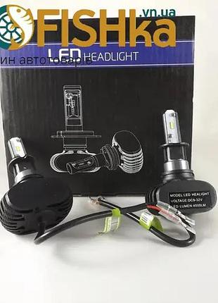 Led лампы h3 s1 12v-24v 36w 6500k 4000lm 360° (комплект 2 шт.)