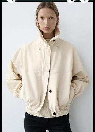Бомбер-куртка massimo dutti размер s