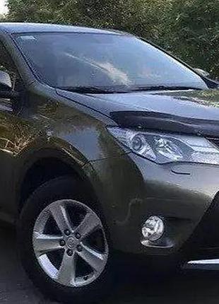 Дефлектор капота на toyota rav4 2013-2016. мухобійка на toyota rav4