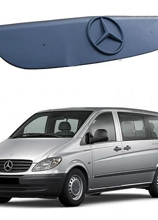 Зимняя заглушка на решетку радиатора матовая mercedes vito 2003-2010