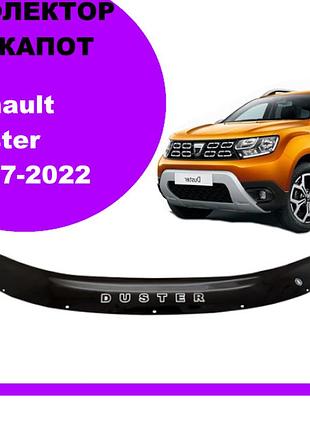 Дефлектор капота на renault duster 2018-2022