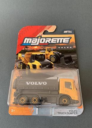 Машинка металева мажорет volvo truck dumper majorette