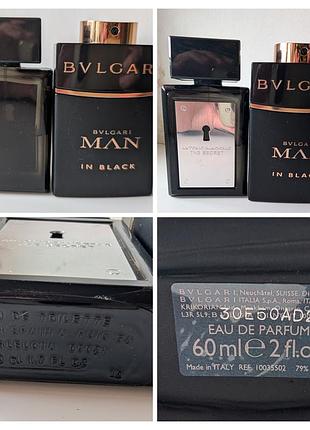 Versace homme dylan blue antonio banderas secret man in black bvlgari