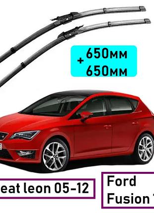 Щетки стеклоочистителя oximo seat leon 2005–2012 / ford fusion usa 2014-, комплект 2 шт.