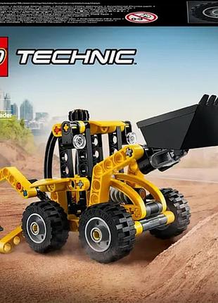Конструктор lego technic экскаватор-погрузчик 104 детали (42197)