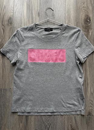 Футболка guess сіра xs