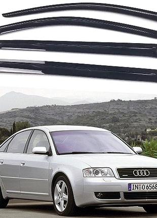 Дефлекторы окон, ветровики audi a6 ( 4b / c5 ) седан 1997-2004 avtm