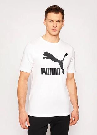 Футболка чоловіча біла puma xl оригінал