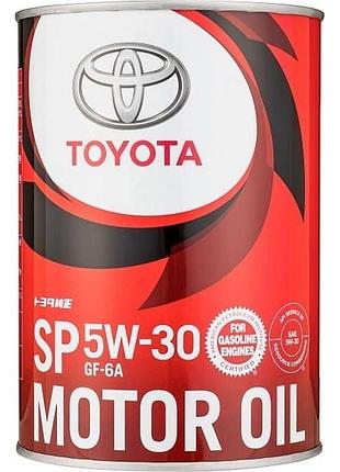Синтетическое моторное масло toyota 5w30 motor oil japan (1л)
