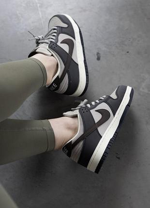 Nike sb dunk low blue beige brown 2