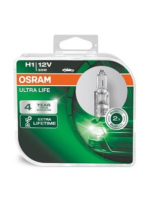 Лампа н1 12v 55 w osram ultra life (2шт)
