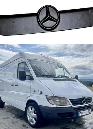 Зимняя заглушка на решетку радиатора матовая mercedes sprinter cdi 2002-2006