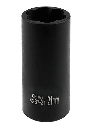 Головка ударная 1/2" 21мм 6-гранна двухсторонняя patron p-4267-21