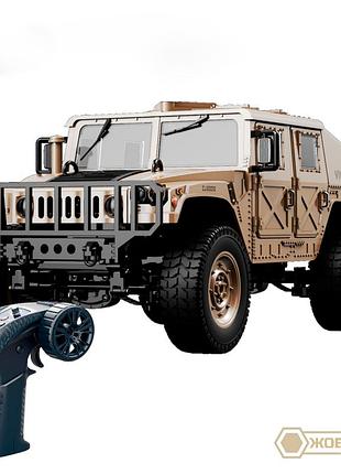 Радіокерований позашляховик jjrc hummer 4wd (краулер) жовтий