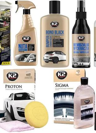 Набір автомобіліста для догляду за кузовом автохімія proton sigma к2 7 шт подарунковий набір