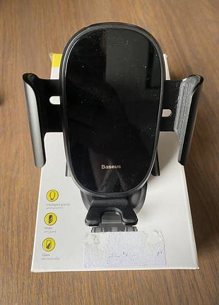 Тримач в машину baseus smart car mount cell phone black