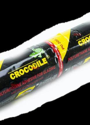 Клей-герметик для вклеювання скла crocodile 600 гр. " ковбаса"