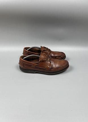 Чоловічі шкіряні топсайдери loake mephisto 'hurrikan' в гарному стані, оригінал 43/27,5 см
