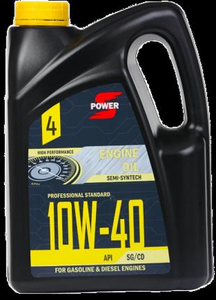 Масло 10w-40 "s-power" sg/cd 4л